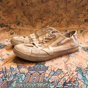 White Tory vans size 8.5